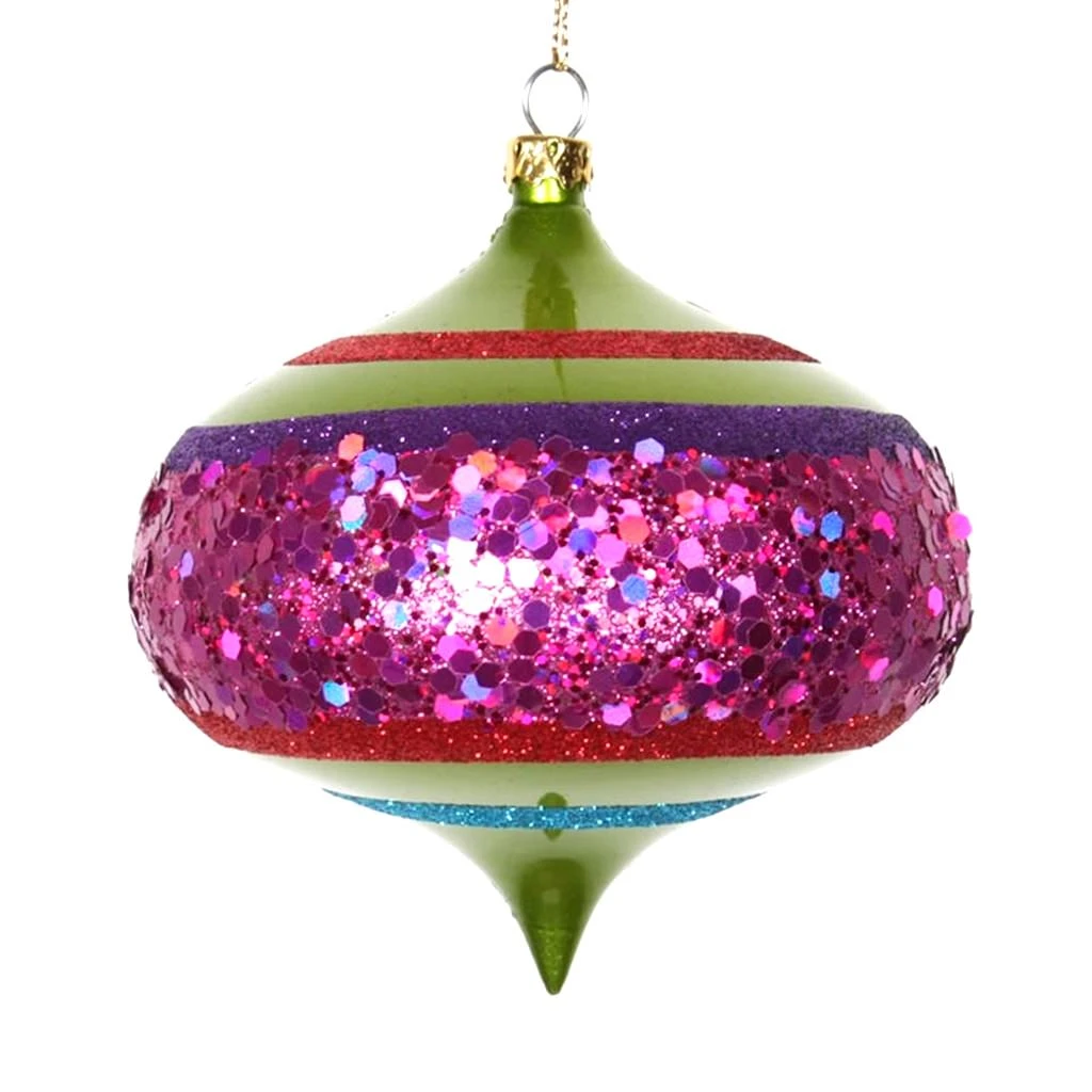 Vickerman Christmas Tree Ornament (4 Pack) (34012) 1 Vickerman Christmas Tree Ornament (4 Pack) (34012)