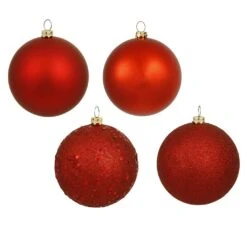 Vickerman Christmas Tree Ornament (4 Pack) (35152)
