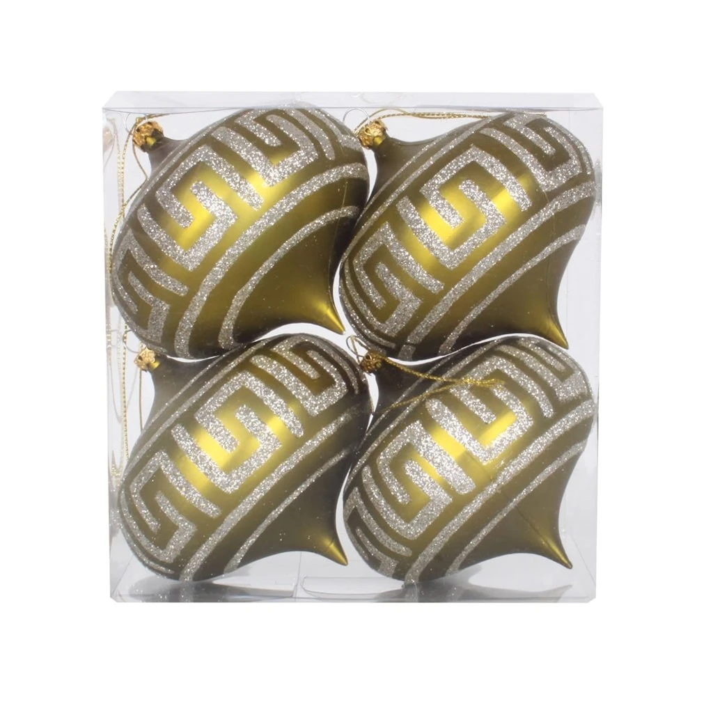 Vickerman Christmas Tree Ornament (4 Pack) (376003) 1 Vickerman Christmas Tree Ornament (4 Pack) (376003)