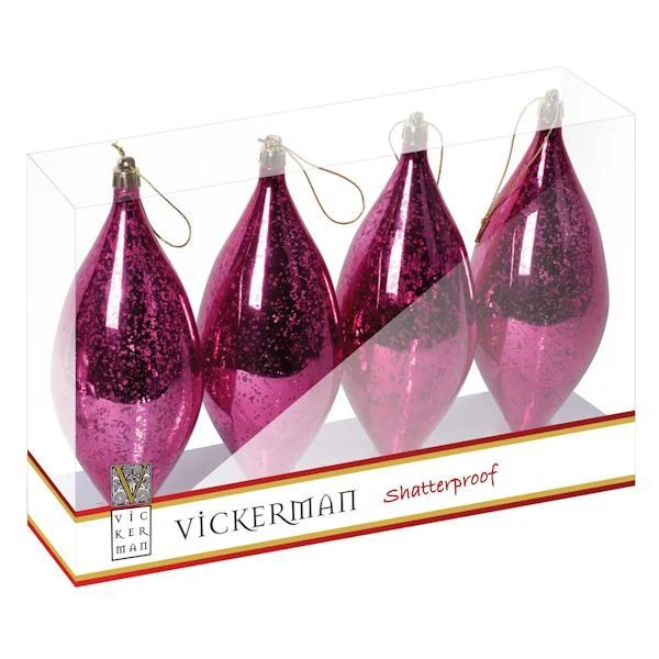 Vickerman Christmas Tree Ornament (4 Pack) (454206) 3 Vickerman Christmas Tree Ornament (4 Pack) (454206) - Image 3
